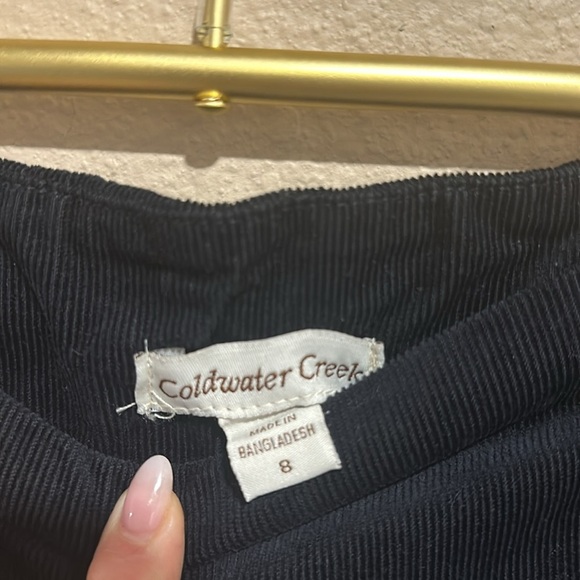 COLDWATER CREEK Women’s Pin Wale Pull-on Stretch Corduroy Pants, Size 8, EUC. - Picture 5 of 5